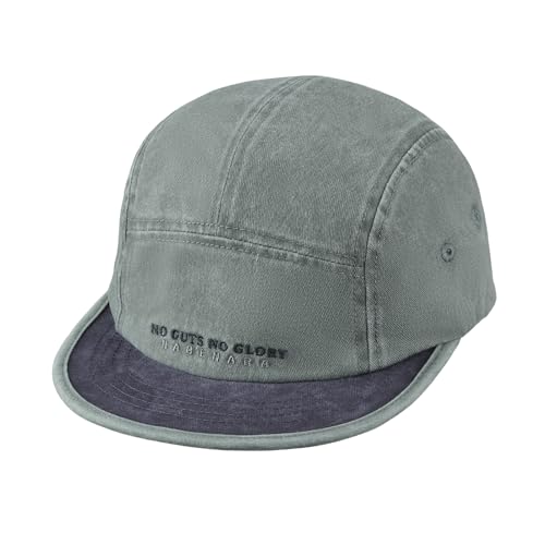 Clakllie Outdoor 5 Panel Cap Kurzem Schirm Basecap Damen Flat Brim Camper Hut Baseball Cap Low Profile Dad Running Cap,HNZD1-Light Blue von Clakllie