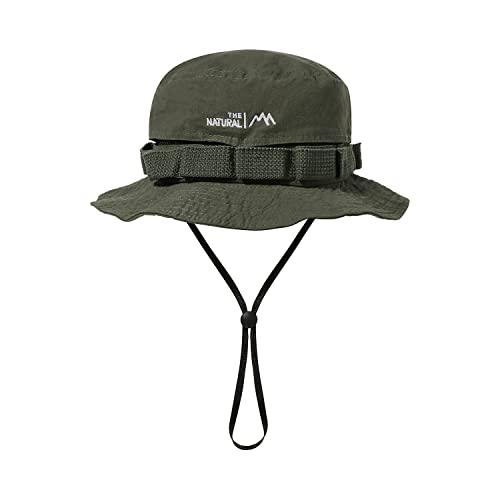 Clakllie Outdoor Buschhut Boonie Hat mit Kinnband für Herren Damen Hut Atmungsaktiv Fischermütze UPF 50 + Sonnenhu Sommerhut Trekking Hut Herren Faltbar Wanderhut Hut von Clakllie