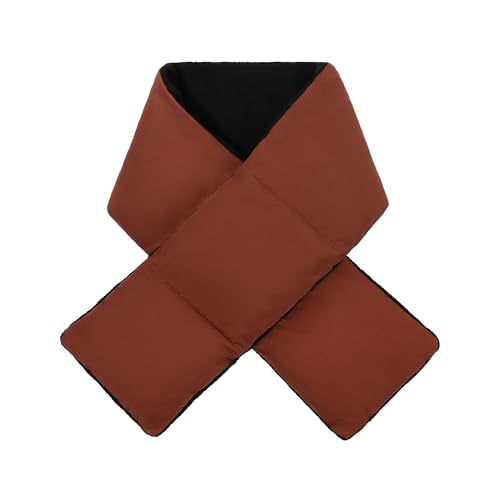 Clakllie Pure Farbe Lang Schals Dick Fleece Winterschal Herbstschal Unisex Winter Warmer Thermo Damenschal Polyester Weichem Wolleschal Männerschal für Skifahren Radfahren Snowboarden Outdoor Faltbar von Clakllie