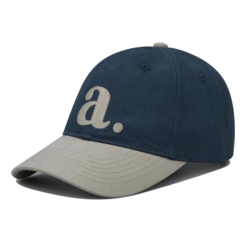 Clakllie Two-Tone Baseball Cap Baumwolle Stickerei Baseballkappe Sonnenschutz Verstellbar Basecap Mütze Outdoor Sport Running Kappe Cooling Baseballmütze,HBC06-Navy Blue/Beige Clakllie Two-Tone Baseball Cap Baumwolle Stickerei Baseballkappe Sonnenschutz Verstellbar Basecap Mütze Outdoor Sport Running Kappe Cooling Baseballmütze,HBC06-Navy Blue/Beige von Clakllie