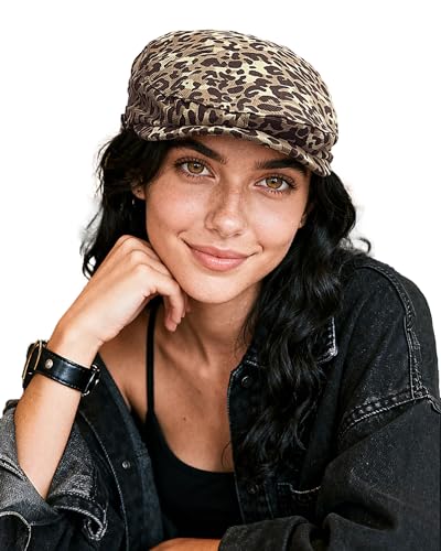 Clakllie Schiebermütze Flatcap Baumwolle Schirmmütze Driving Cabbie Tellermütze Schlägermütze Newsboy Cap Street Ivy Irish Hats,DBL241-Beige von Clakllie