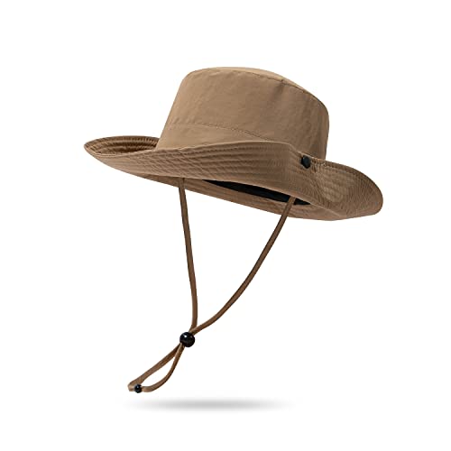 Clakllie Klassische Buschhüte Wasserdicht Boonie Hut Sonnenhut Herren Damen UV-Schutz Fischerhüte Breiter Krempe Wanderhut Safarihut,XT05-Khaki Clakllie Klassische Buschhüte Wasserdicht Boonie Hut Sonnenhut Herren Damen UV-Schutz Fischerhüte Breiter Krempe Wanderhut Safarihut,XT05-Khaki von Clakllie