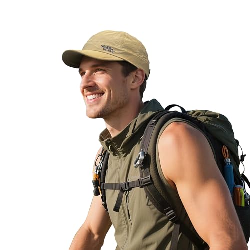 Clakllie Schnelltrocknend Short Brim Cap für Herren Damen Leicht Basecap Wasserdicht Running Dad Caps,BSSQ2505-Khaki Clakllie Schnelltrocknend Short Brim Cap für Herren Damen Leicht Basecap Wasserdicht Running Dad Caps,BSSQ2505-Khaki von Clakllie