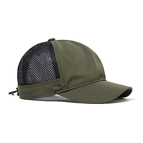 Clakllie Short Brim Baseball Cap Quick Dry Sports Cap Leichtes Schnelltrocknend Trucker Caps Sommer Kurzem Schirm Basecap Atmungsaktive Mesh Baseball Running Cap Laufkappe,Green Clakllie Short Brim Baseball Cap Quick Dry Sports Cap Leichtes Schnelltrocknend Trucker Caps Sommer Kurzem Schirm Basecap Atmungsaktive Mesh Baseball Running Cap Laufkappe,Green von Clakllie