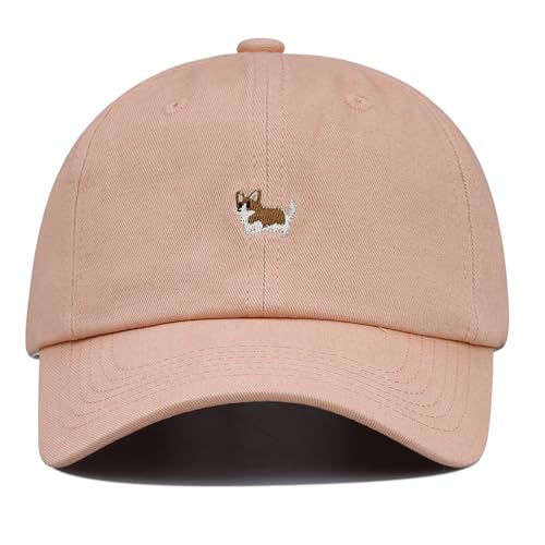 Clakllie Snapback Hats Vintage Basecap Kappe Trucker Cap Herren Sommer Kappe Tennis Verstellbar Baseballmütze Cap Embroidered Schildmütze Fitted Caps,HJB6-Pink von Clakllie