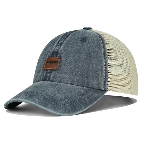 Clakllie Sommer Mesh Cap Atmunsaktive Basecap Herren Verstellbar Sonnenhut Sports Cap Schirmmütze Wanderhut Laufkappe Outdoor Schildkappe,CRZM02-Blue von Clakllie