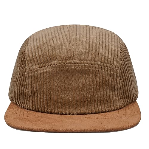 Clakllie Zweifarbige Baseballmütze 5 Panel Cap Flat Brim Snapback Cap Vintage Flat Bill Basecap Classic Jockey Cap Unisex Strapback Hats,Khaki Clakllie Zweifarbige Baseballmütze 5 Panel Cap Flat Brim Snapback Cap Vintage Flat Bill Basecap Classic Jockey Cap Unisex Strapback Hats,Khaki von Clakllie