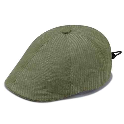 Clakllie Unisex Schiebermütze Gatsby Schirmmütze 6 Panel Barett Cap Newsboy Flat Cap Entenschnabel Kappen Ivy Hat Irish Hat Herren Schiebermütze Beret Newsboy Cap von Clakllie