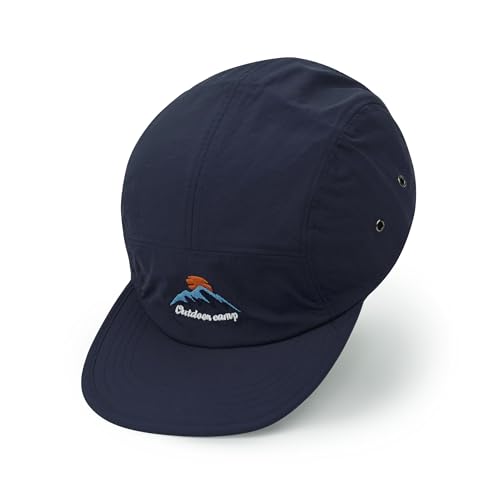 Clakllie Wasserdicht 5 Panel Cap Atmungsakitv Basecap Flat Brim Cap Unstructured Trucker Cap Outdoor Laufmütze,DFB3-Blue Clakllie Wasserdicht 5 Panel Cap Atmungsakitv Basecap Flat Brim Cap Unstructured Trucker Cap Outdoor Laufmütze,DFB3-Blue von Clakllie