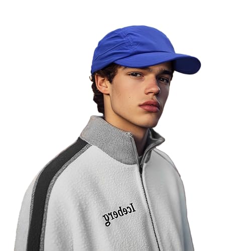 Clakllie Wasserdicht Basecap 5 Panel Cap Herren Damen Quick Dry Running Hat Schnelltrocknend Baseballkappe Sommermütze UV Schutz Schildkappen Herren,WBBC3-Blue von Clakllie