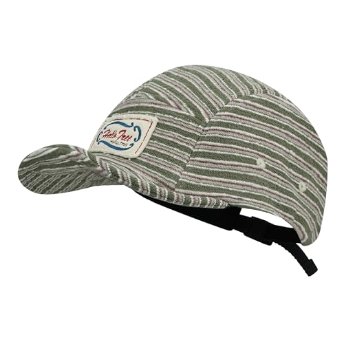 Clakllie Weich 5 Panel Basecap Herren Damen Kurzer Schirm Baseball Cap Flache Krempe Kappe Short Brim Running Cap UV-Schutz Dad Schildkappe,BSWD2512-Green von Clakllie