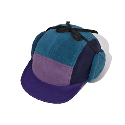 Clakllie Winter Basecap mit Ohrenschutz Warm Fleece 5 Panel Baseball Cap Verstellbar Earflap Cap Outdoor Fliegermütze Herren Unstructured Fullcap Short Brim Trappermütze Golf Dad Hut,BSWD2401-Blue Clakllie Winter Basecap mit Ohrenschutz Warm Fleece 5 Panel Baseball Cap Verstellbar Earflap Cap Outdoor Fliegermütze Herren Unstructured Fullcap Short Brim Trappermütze Golf Dad Hut,BSWD2401-Blue von Clakllie
