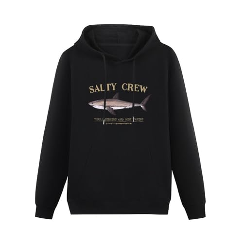 Clamguard Salty Crew Bruce Mens Sweatshirts Cotton Unisex Black Pullover Hoodies XXL von Clamguard