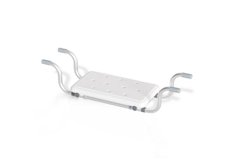 Clanmacy Badewannensitz Badewannensitz 72-82cm bis 136Kg Badesitz Weiß Wannensitz von Clanmacy