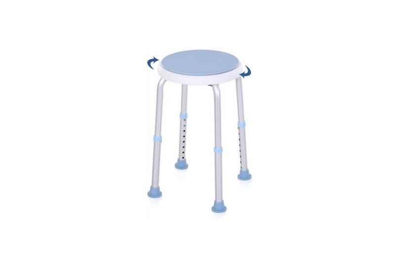 Clanmacy Duschhocker Badhocker, belastbar bis 150 kg, Geeignet für ältere Menschen, Schwangere, Kinder und Behinderte von Clanmacy