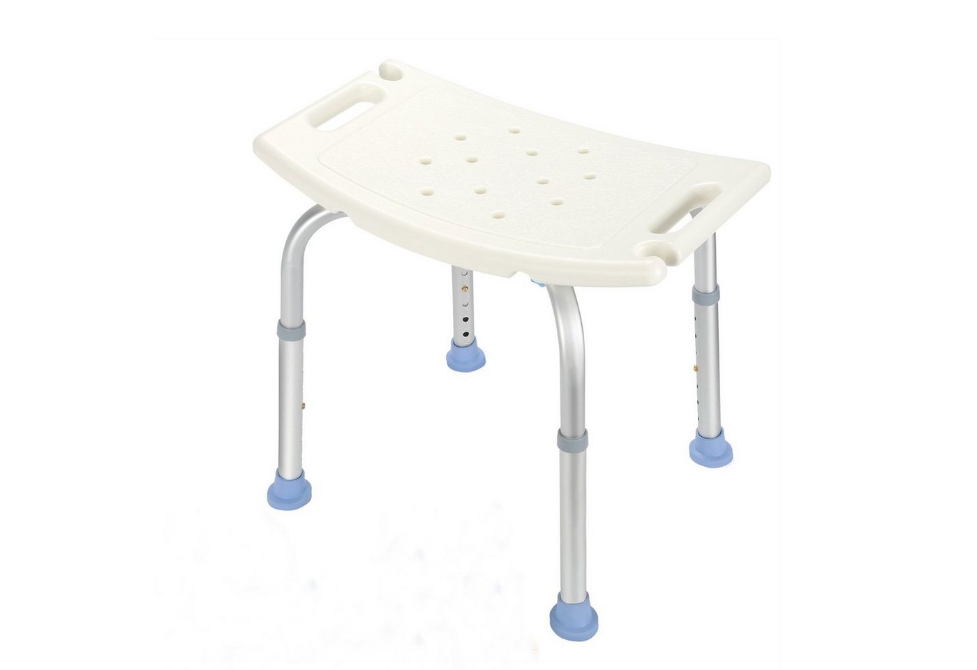 Clanmacy Duschhocker Duschhocker Badhocker Badehocker belastbar bis 136 kg Duschstuhl von Clanmacy