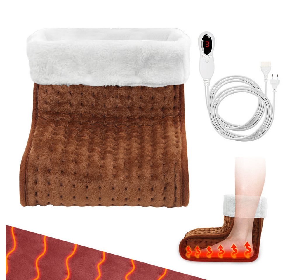 Clanmacy Fußwärmer Elektrofußwärmer Fußheizung für Zuhause, Warme Füße, Waschbar von Clanmacy