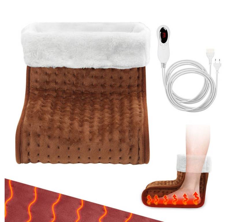 Clanmacy Fußwärmer Elektrofußwärmer Fußheizung für Zuhause, Warme Füße, Waschbar von Clanmacy