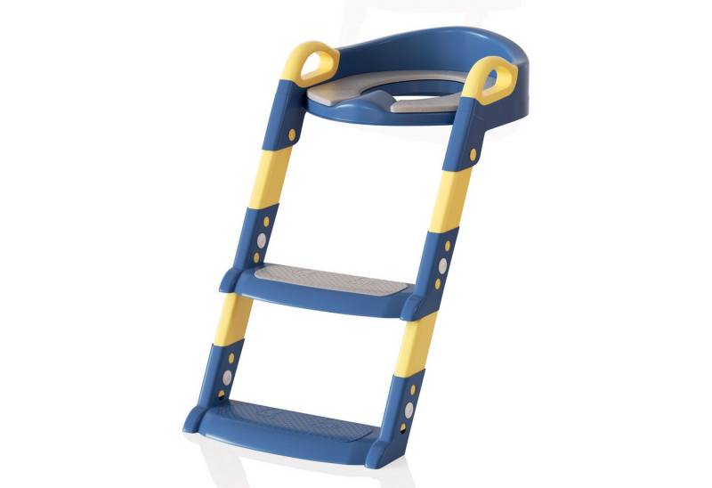 Clanmacy Toilettentrainer Töpfchen Baby WC Sitz Töpfchentrainer Kindertoilette mit Treppe von Clanmacy