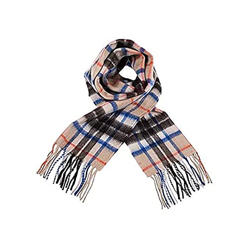 Clans of Scotland - Schal aus reiner Lammwolle, schottischer Clan-Tartan-Schal - 100 % Wolle - Tartan-Flugzeugschal - perfekt für Damen und Herren - 30,5 x 152,4 cm, Thomson Kamel von Clans of Scotland