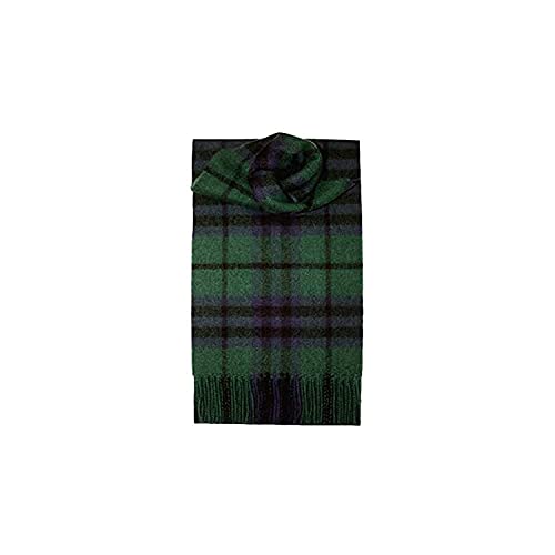 Clans of Scotland - Schottenkaro-Schal aus reiner Lammwolle, Schottenkaro, 100 % Wolle, Schottenkaro, Flugzeugschal, perfekt für Damen und Herren, 30,5 x 152,4 cm, Keith, One size von Clans of Scotland