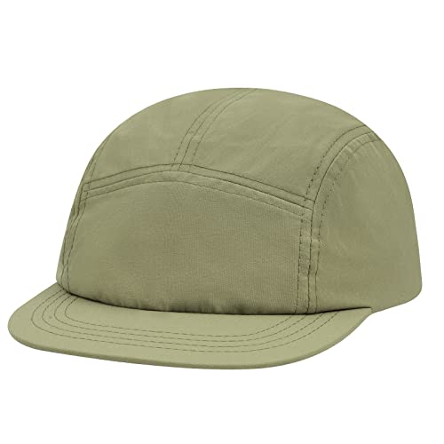 CLAPE Schnelltrocknend Outdoor Sport Cappy Mode Short Brim Cap 5 Panel Basecap Kurz Verstellbar Leicht Snapback Hiphop Polo Dad Kappe Schildmütze von CLAPE
