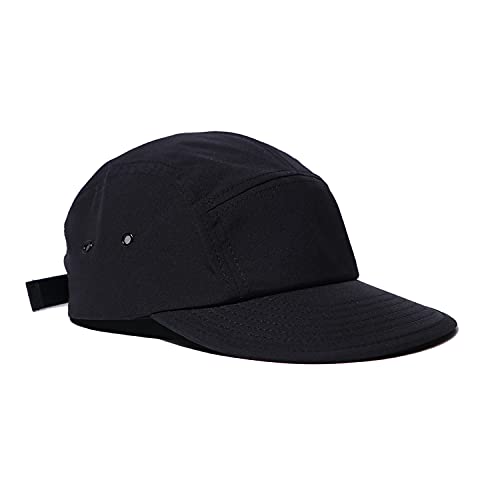 CLAPE 5 Panel Snapback Cap Schnell-trocknend Basecap Leichte Flat Brim Baseball Kappe UV Schutz Sport Cappy Outdoor Running Cap Unstructured Dad Cap von CLAPE