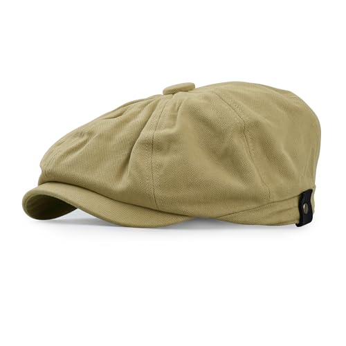 CLAPE 8 Teilig Gatsby Barett Cap Shelby Mütze Trendige Unisex Schiebermütze Ballonmütze Flatcap Ivy Cap Schirmmütze Damen Golfermütze von CLAPE