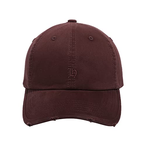 CLAPE Low Profile Baseball Cap Vintage Destroyed Basecap UV Schutz Sun Cap Trucker Cap Casual Sport Cappy Classic Baseballmütze von CLAPE