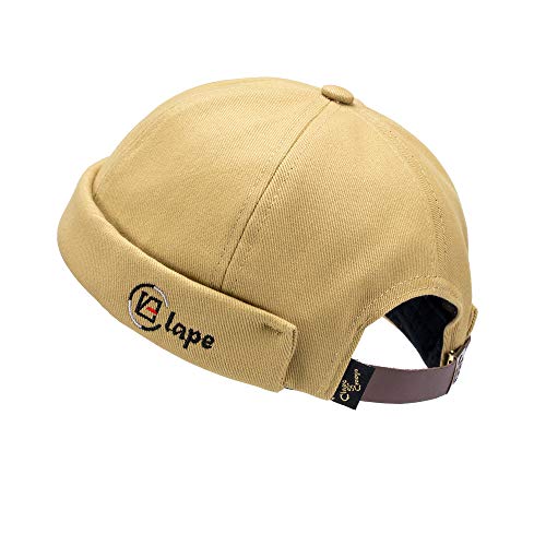 CLAPE Docker-Cap | Dockermütze | Seemannsmütze | Hafenmütze | Herrenmütze | Bikercap Hat | Rollrandmütze für Damen/Herren | Strickmütze | Beanie | Watch Cap von CLAPE