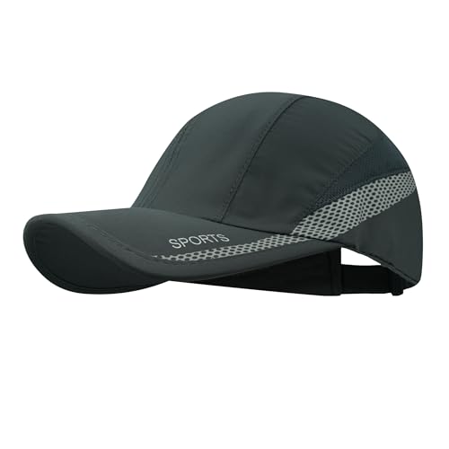 CLAPE Atmungsaktive Mesh Sport Basecap Schnelltrocknende Leichte Laufkappe Unstructured Baseball Cap Unisex UV-Schutz Schildkappe von CLAPE