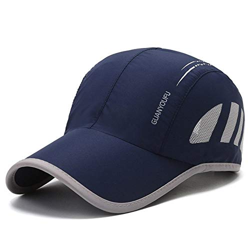 CLAPE Schnelltrocknend Basecap Herren Atmungsaktive Mesh Sport Cap Lightweight Running Cap UV-Schutz Outdoor Kappen Sommer Sun Cap von CLAPE