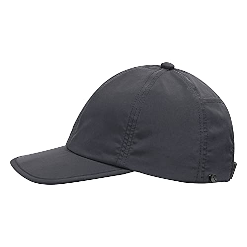 CLAPE Wasserdicht Basecap Herren Flat Brim Baseball Cap UV-Schutz Outdoor Kappe Leichte Laufkappe Baseballmütze mit Tasche Hip Hop Hut von CLAPE