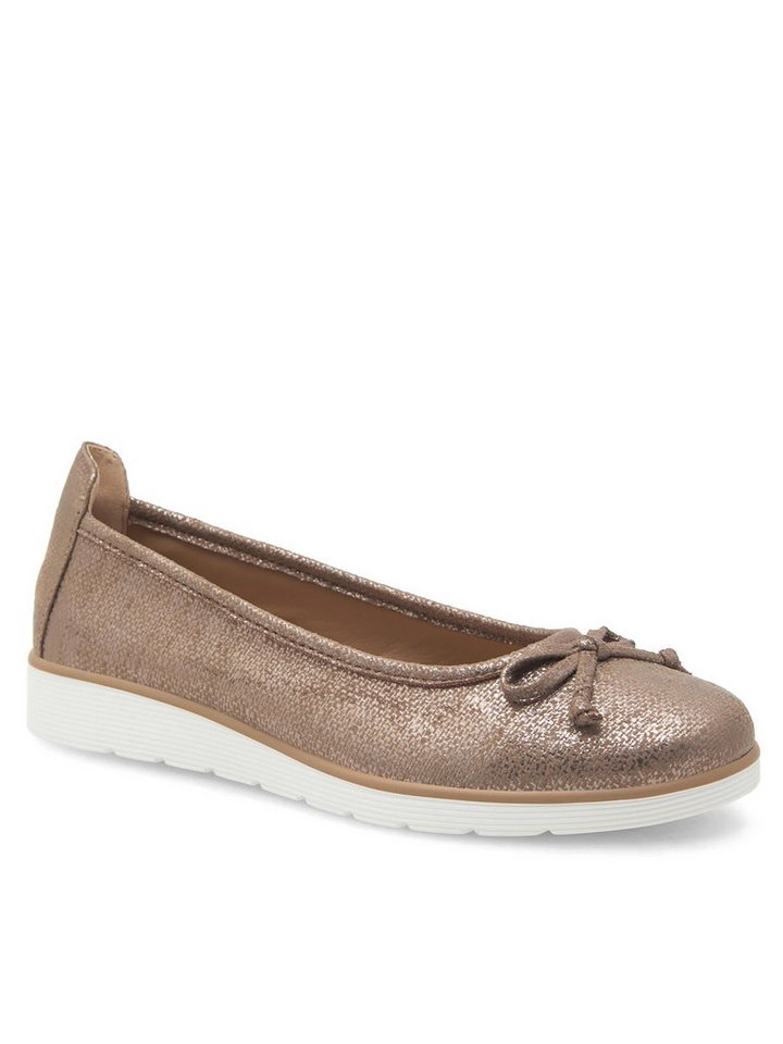 Clara Barson Clara Barson Ballerinas Damen WYL3650-3 Braun Ballerina von Clara Barson