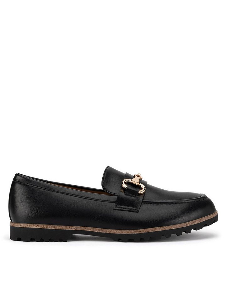 Clara Barson Clara Barson Mokassins Damen WS10001-04 Schwarz Mokassin von Clara Barson