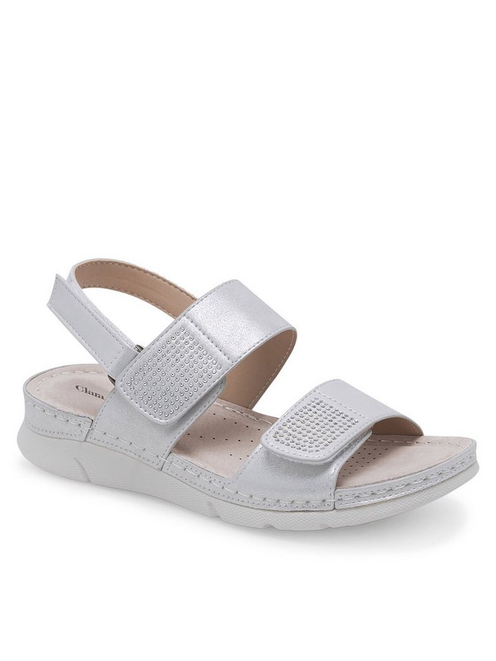 Clara Barson Clara Barson Sandalen Damen WS040801-01 Silber Sandale von Clara Barson