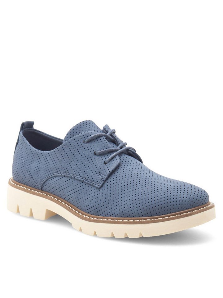 Clara Barson Clara Barson Oxford Schuhe Damen Gracie WS6277-01 Dunkelblau Espadrille von Clara Barson