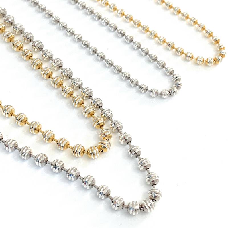 Collier "Sparkle Mini" Mit Funkel-Effekt Aus Recyceltem 925 Silber Karabiner von KathisSilberschmuck