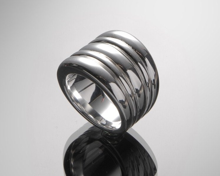 Ring „Spinning" Handgefertigt Aus Recyceltem 925 Silber von KathisSilberschmuck