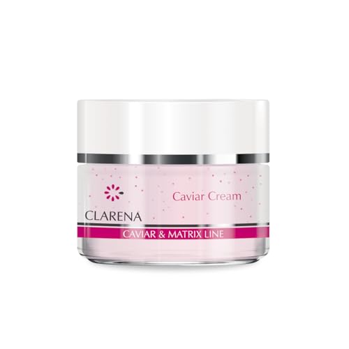 Clarena - Feuchtigkeitscreme gesicht Damen 50 ml - Kaviarcreme für Gesichtspflege - Anti Falten Creme gesicht - Gesichtscreme Damen für trockene Haut von Clarena