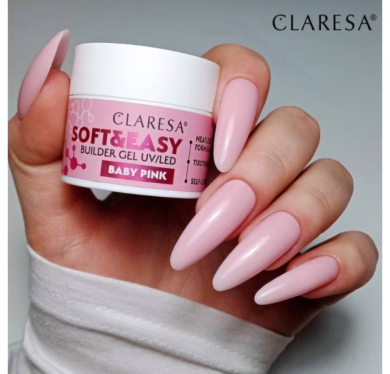 Claresa Gel-Nagellack CLARESA SOFT&EASY BUILDER GEL BABY PINK von Claresa