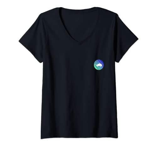 Damen Plug In Elektrofahrzeug Logo EV Car Design T-Shirt mit V-Ausschnitt Damen Plug In Elektrofahrzeug Logo EV Car Design T-Shirt mit V-Ausschnitt von ClariceStyle