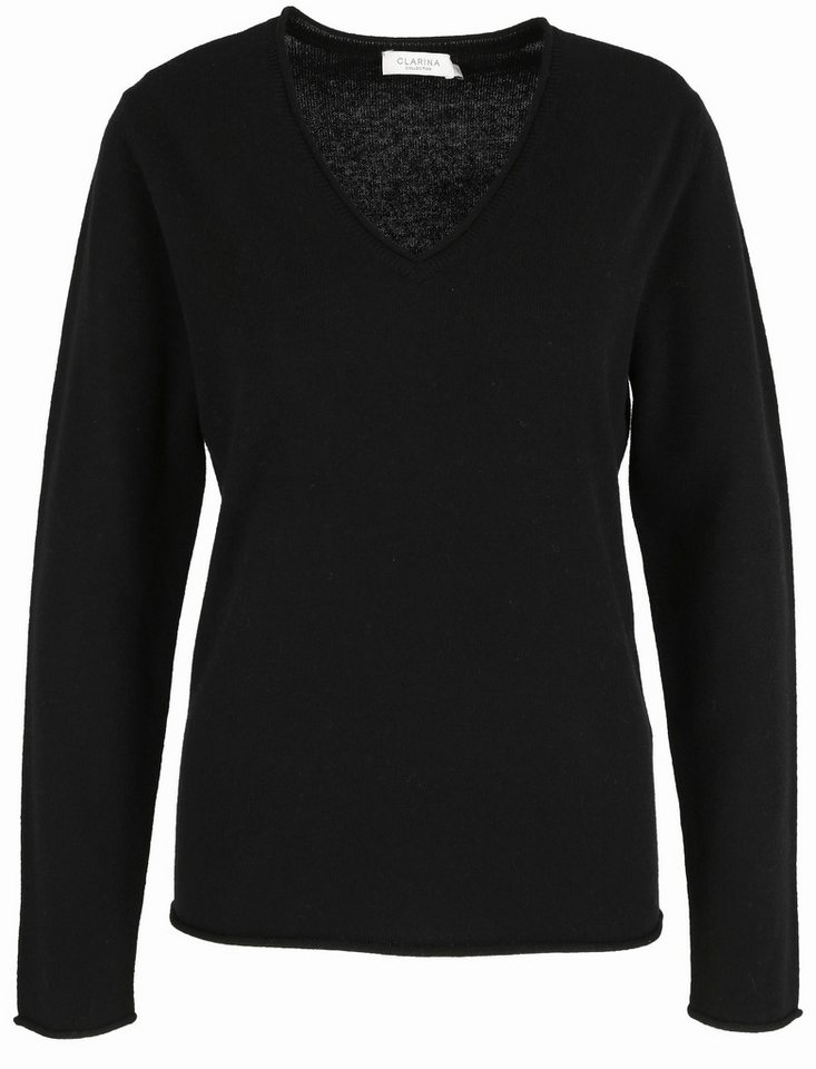 Clarina V-Ausschnitt-Pullover von Clarina