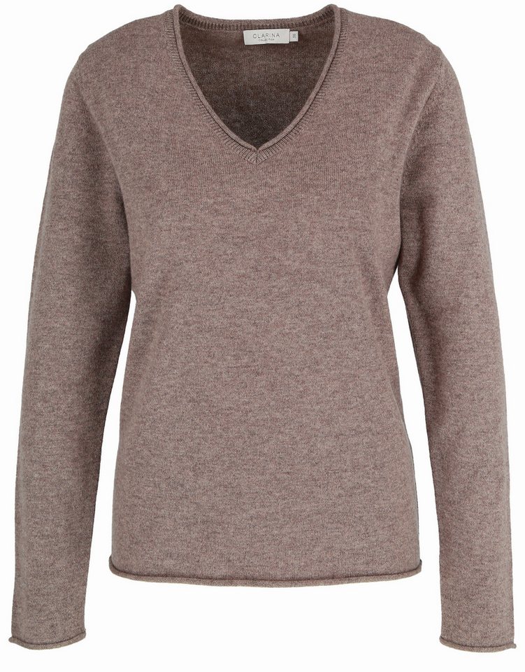 Clarina V-Ausschnitt-Pullover von Clarina