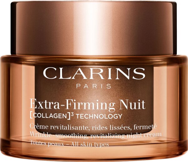 CLARINS Extra-Firming Nuit COLLAGEN³ TECHNOLOGY Crème Toutes Peaux refillable 50 ml von Clarins