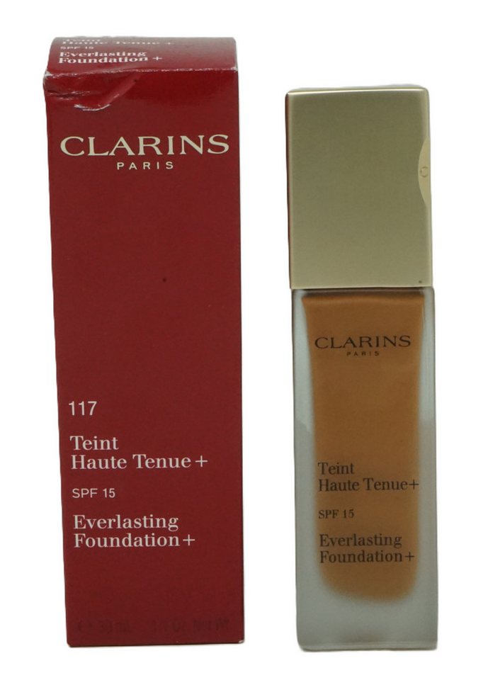 Clarins Foundation Clarins Everlasting Foundation 117 Hazelnut 30 ml von Clarins