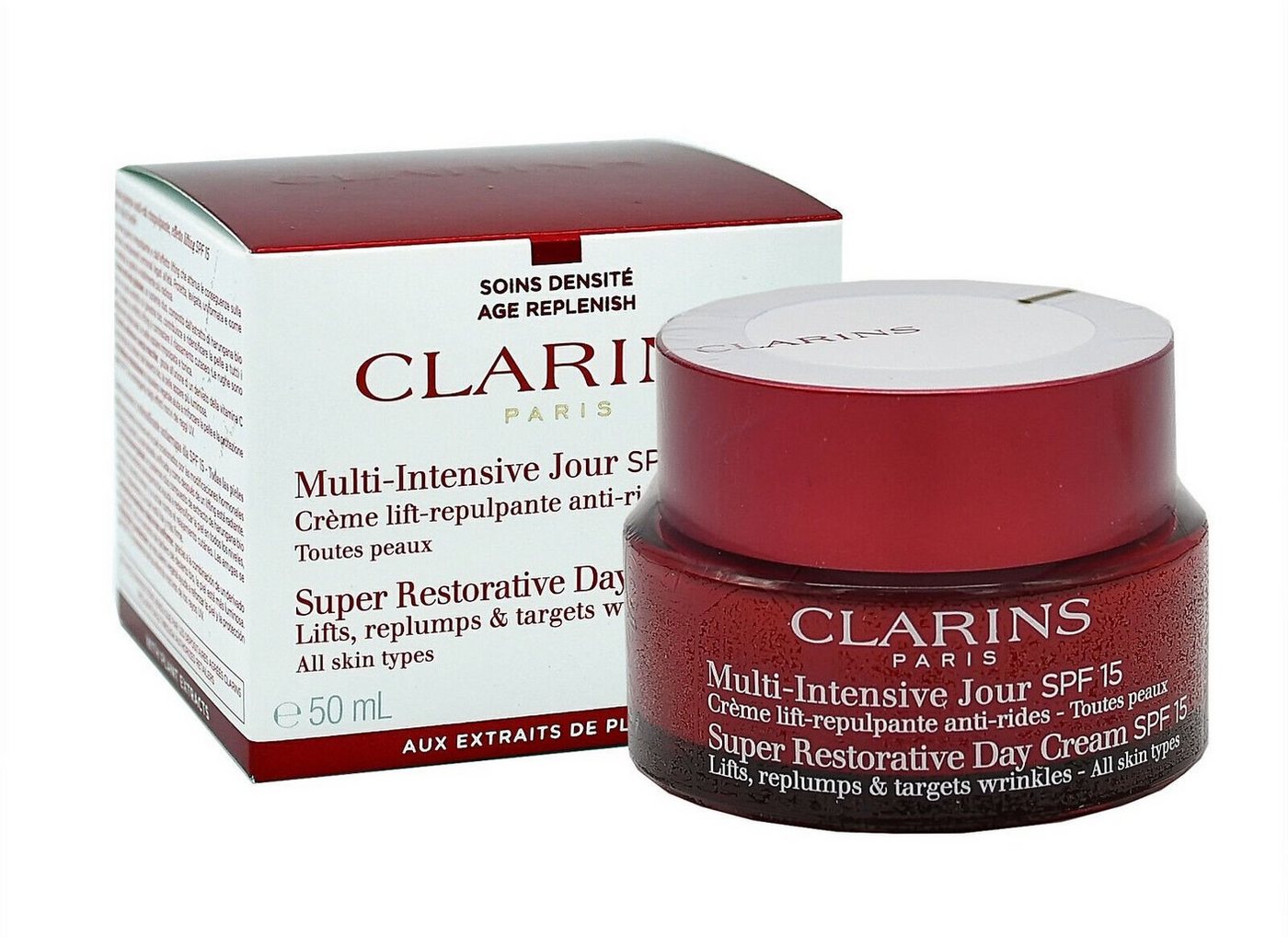 Clarins Gesichtspflege Clarins Super Restorative Day Cream SPF15 All Skin Types 50ml von Clarins