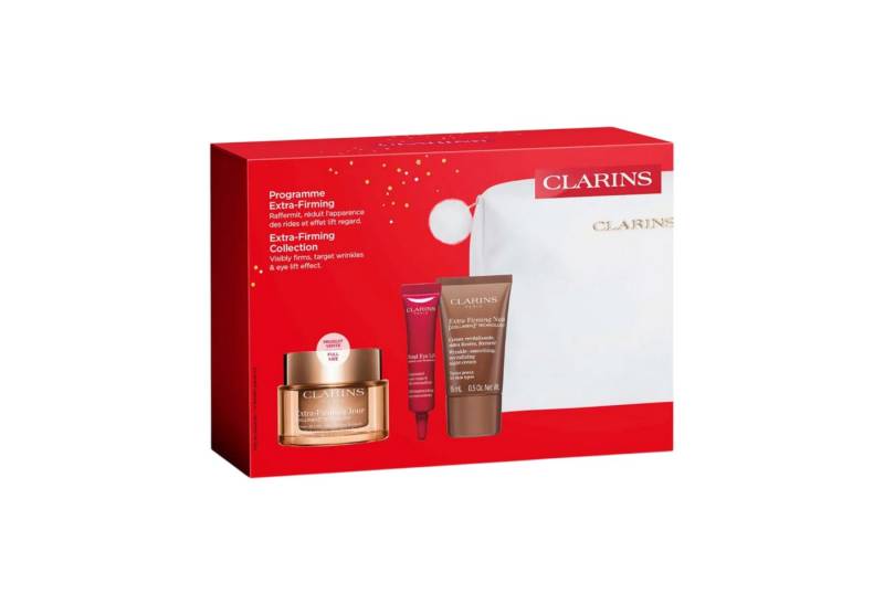 Clarins Gesichtspflege-Set Extra-Firming X-MAS-Set 2025, 5-tlg. Clarins Gesichtspflege-Set Extra-Firming X-MAS-Set 2025, 5-tlg. von Clarins