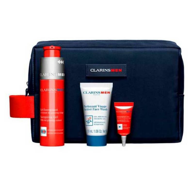 Clarins Hautpflege-Set ENERGIZING GEL MEN LOT 4 pz von Clarins