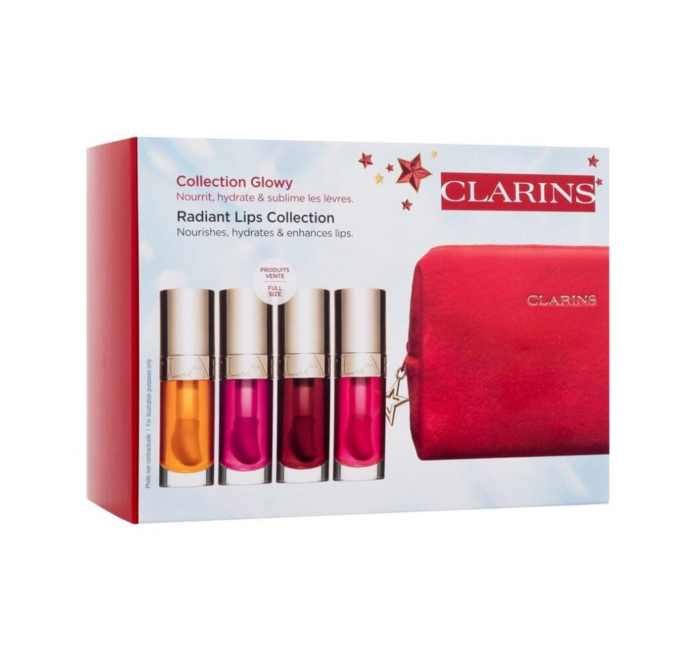 Clarins Hautpflege-Set Lip Comfort Oil Kollektion für strahlende Lippen von Clarins